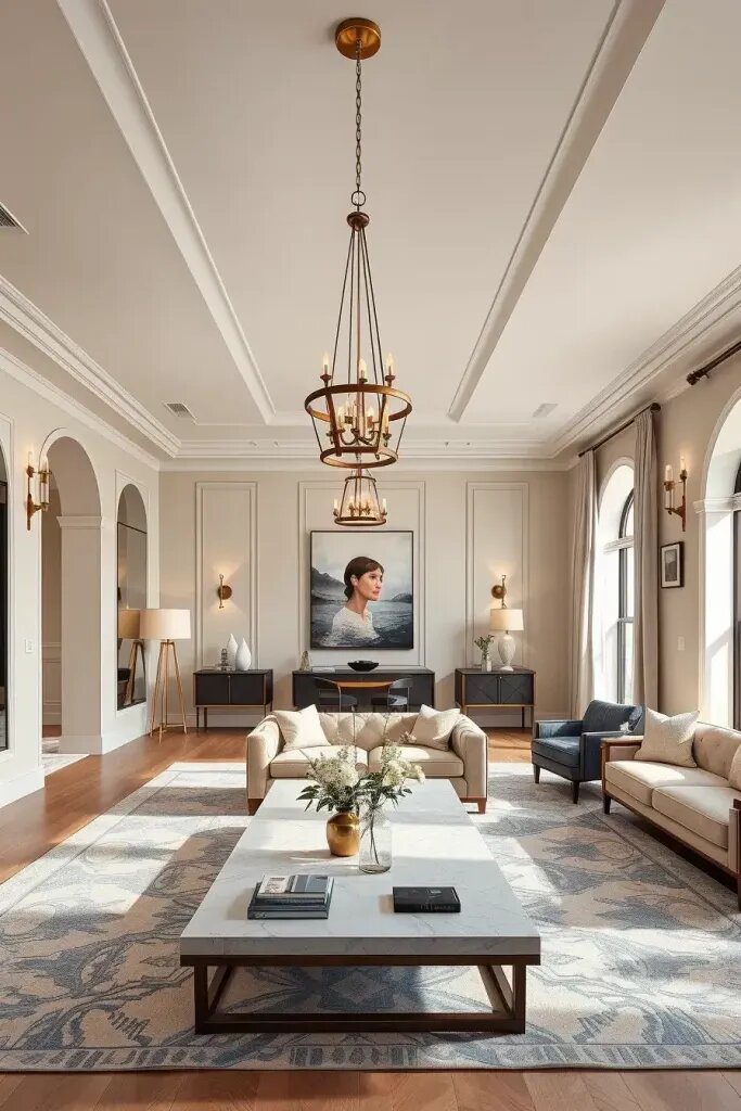 Styling With Long Chandeliers or Pendant Fixtures