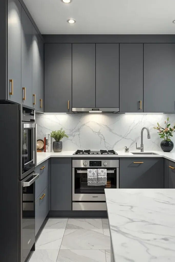 Monochrome Kitchen Design Ideas - photo 2