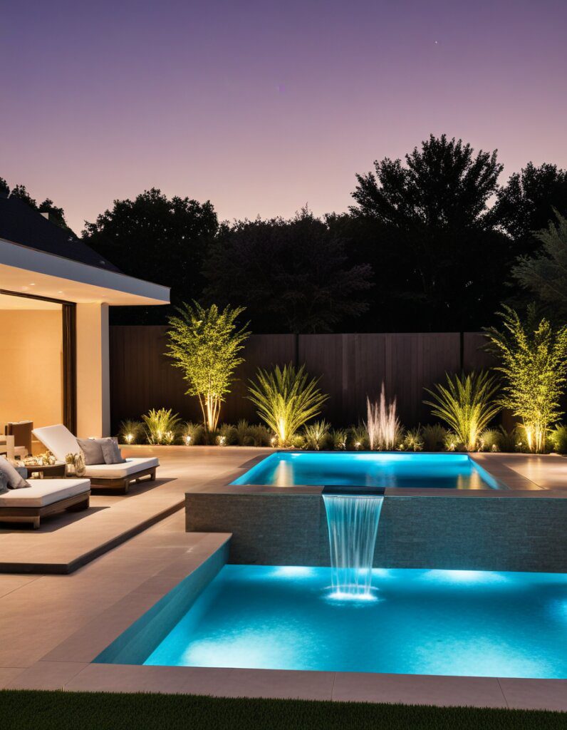 Pool Fountains for Added Sophistication