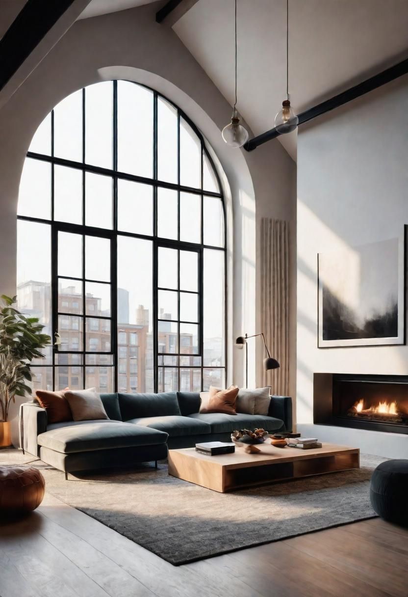 21. Modern Loft Living Room Ideas - photo 2