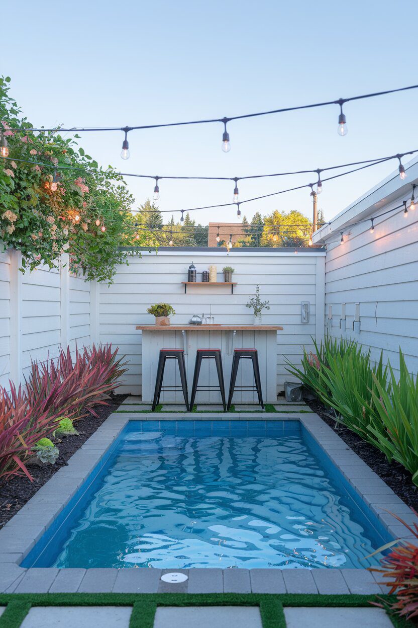 11. Poolside Kitchen Setup
