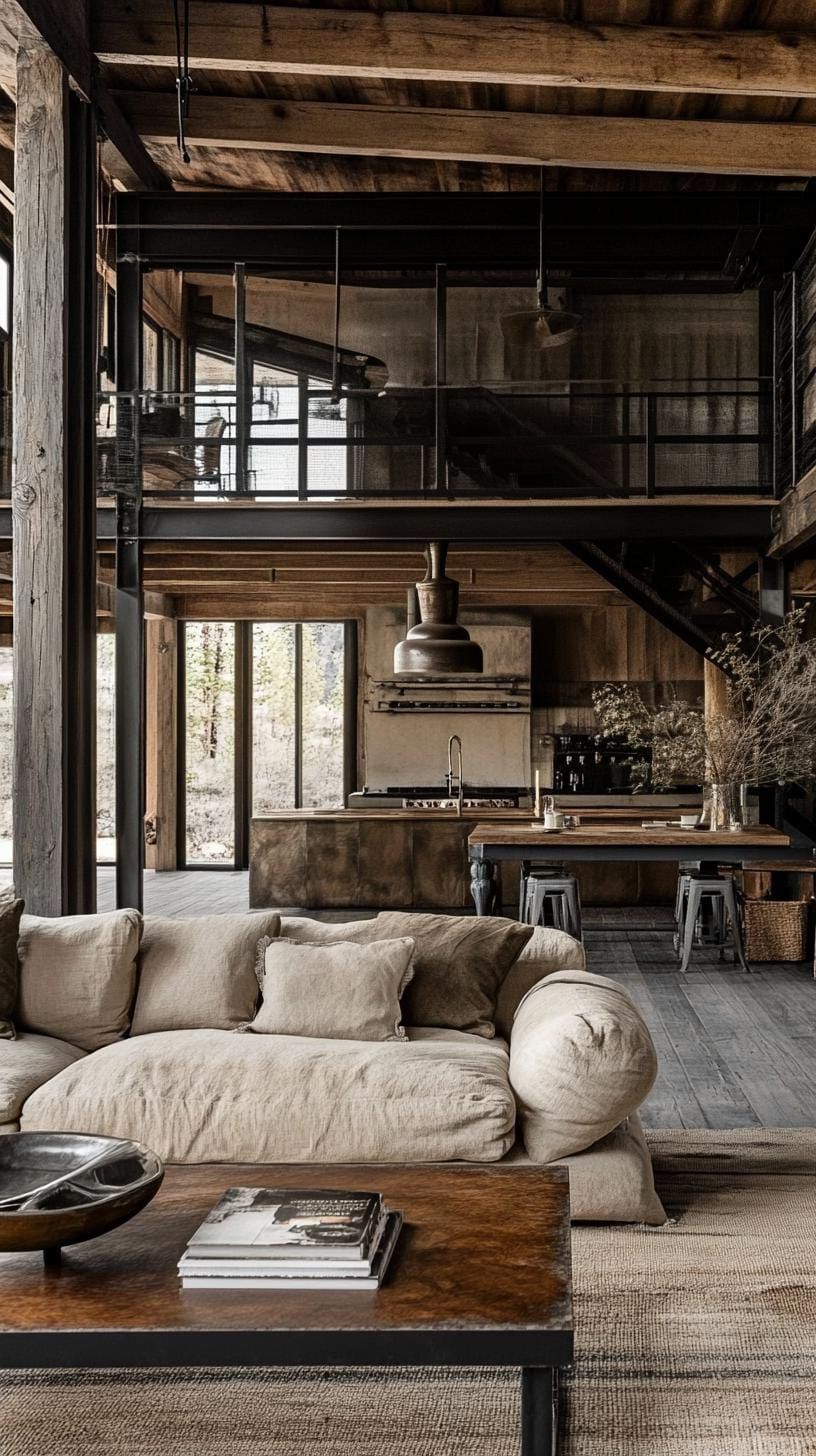 6. Blending Rustic and Industrial Styles