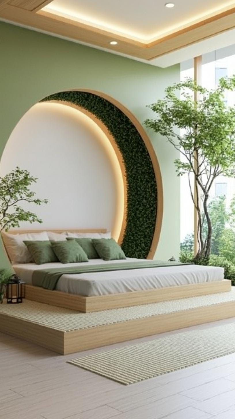 14. How to Build a Zen Meditation Nook in Sage Green - photo 2