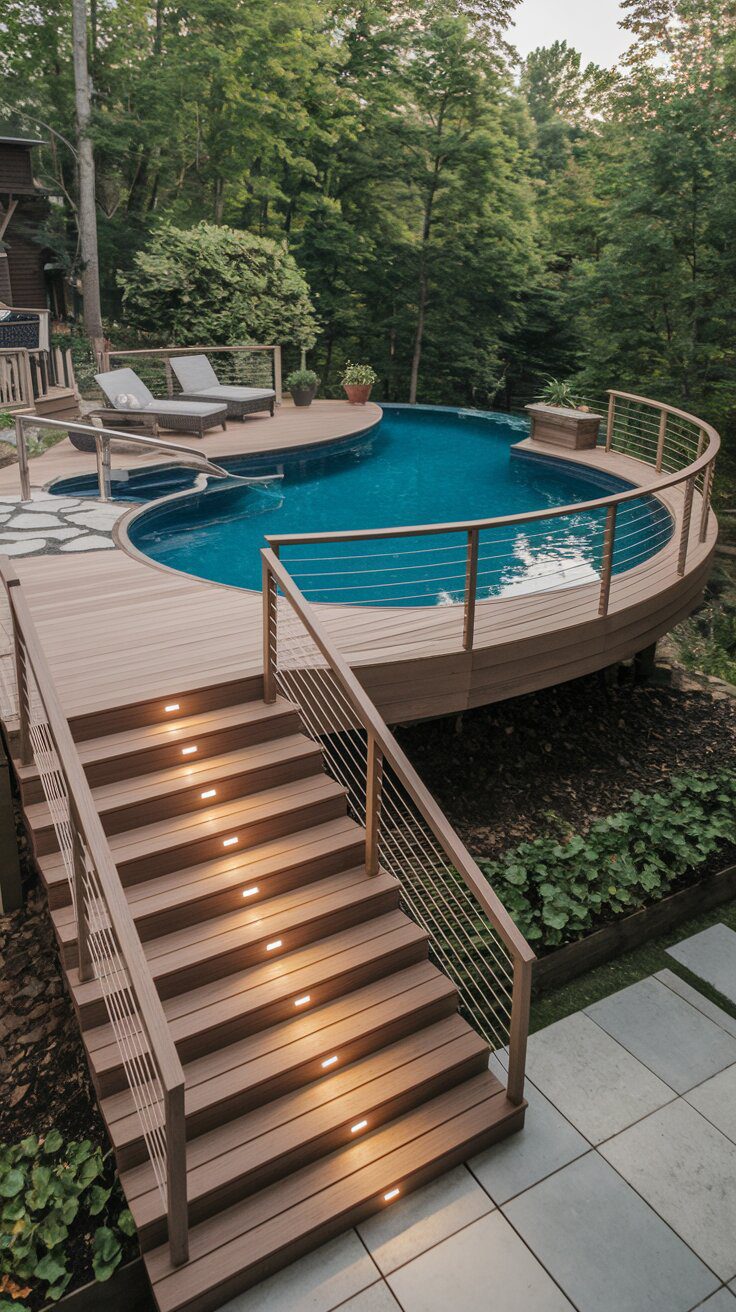 Elevated Deck Pools for Sloped Yards - photo 2