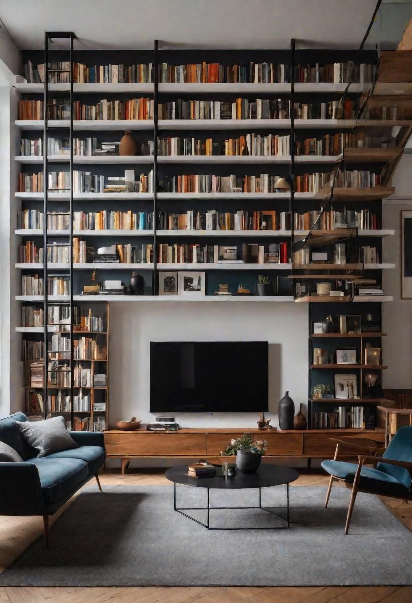 17. Bookshelves That Save Space