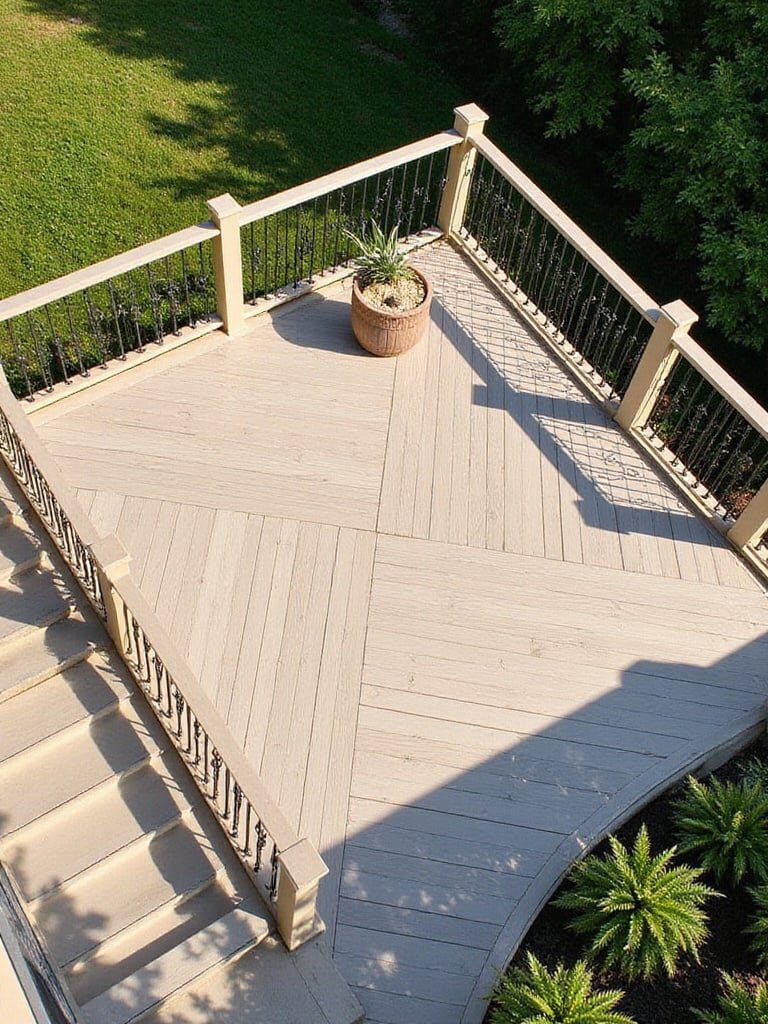 18. Try Bold Decking Patterns for Visual Interest