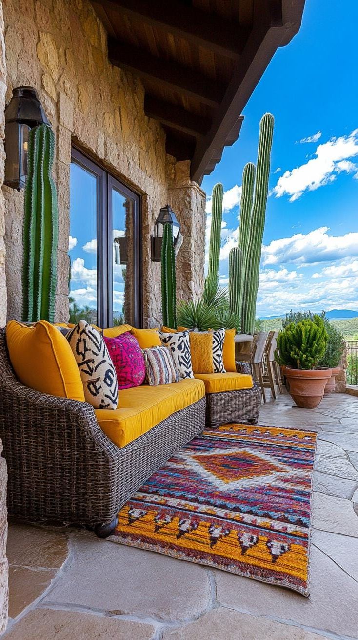 18. Southwestern Patio With Cozy Outdoor Seating - photo 2