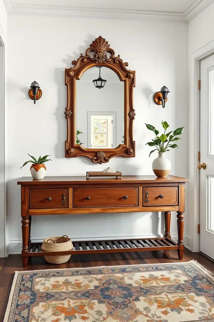 Vintage Style That Gives Your Entryway Charm