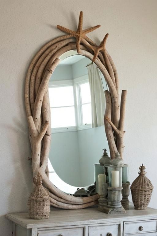 18. Coastal Theme Mirror