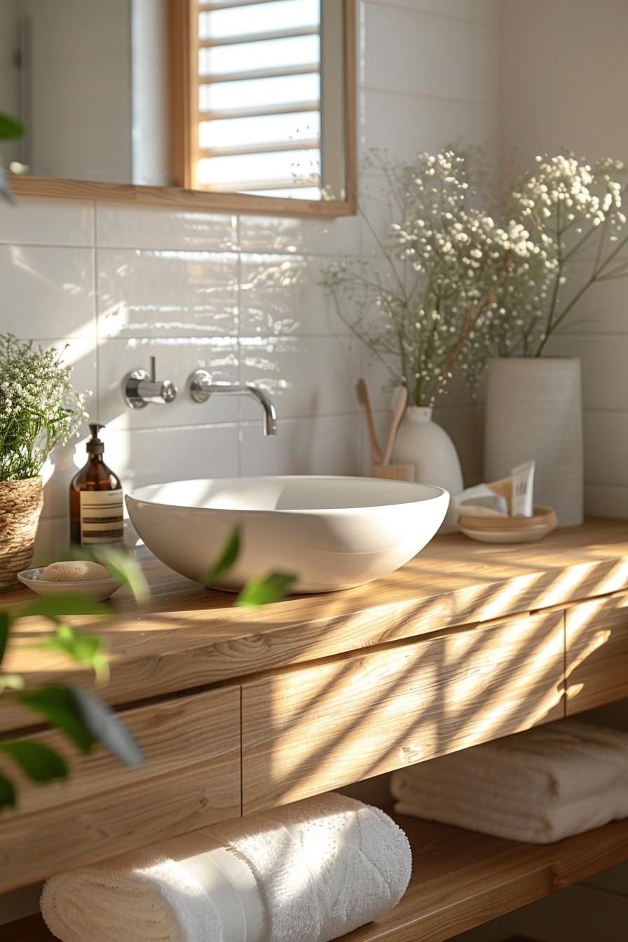 16. Serene Scandinavian Bathroom Style - photo 2