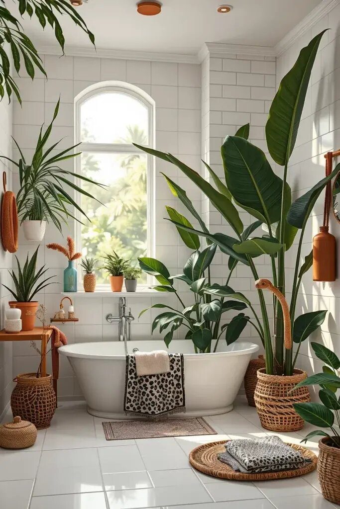 Pairing Tropical Plants With Animal Prints - photo 2