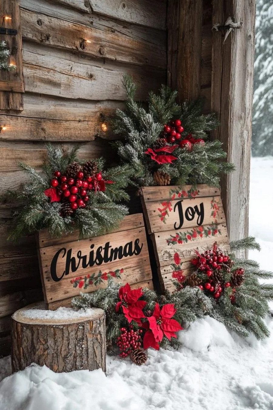 3. Festive Wooden Signage Inspirations - photo 2