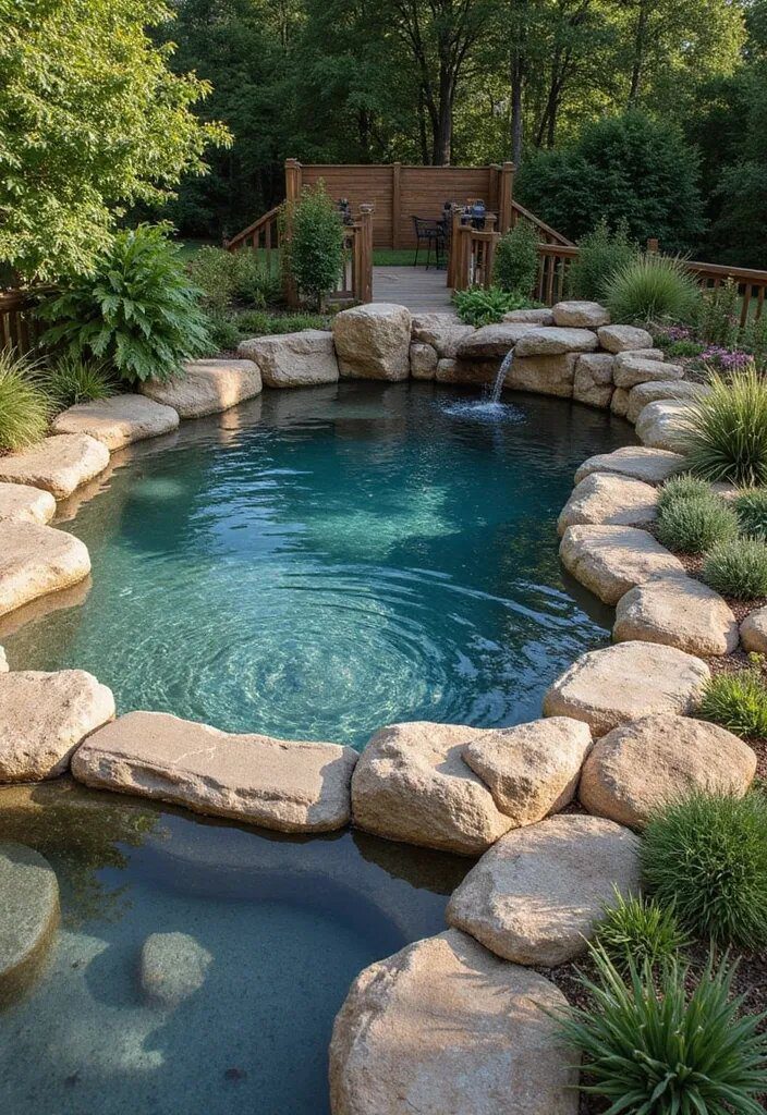 8. Try a Stone Pool House Style