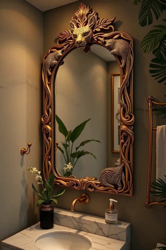 Jungle-Style Mirror Frames for Glam - photo 2