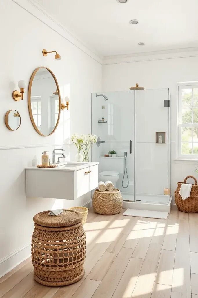Light Wood Tile Ideas for a Fresh Bathroom - photo 2