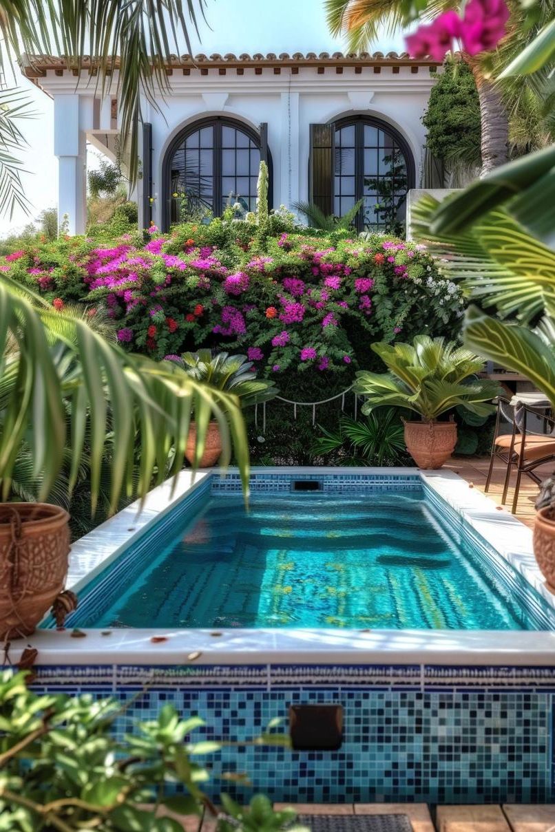 9. Mediterranean-Style Poolside Ideas - photo 2