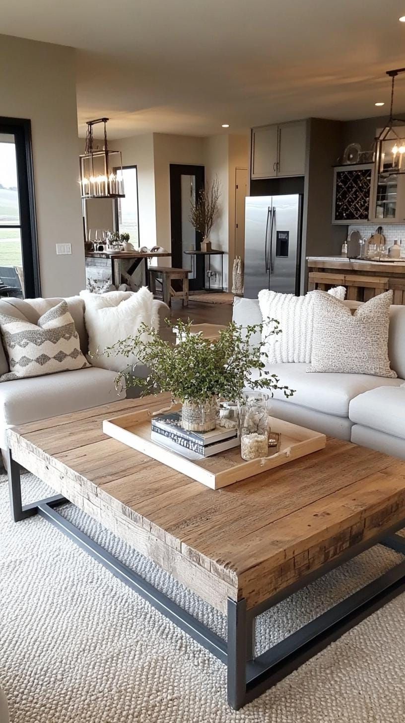 1. Reclaimed Wood Coffee Table - photo 3