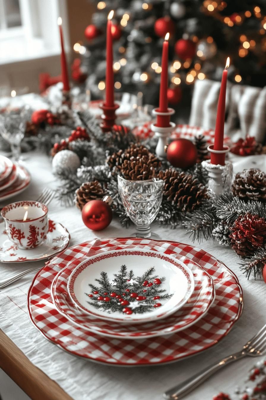 2. Nordic Christmas Table Decor