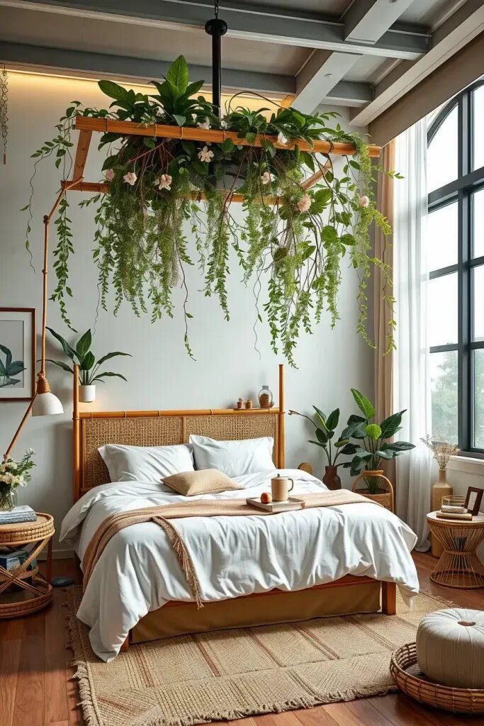 How Canopy Greens Create a Tranquil Bedroom - photo 2