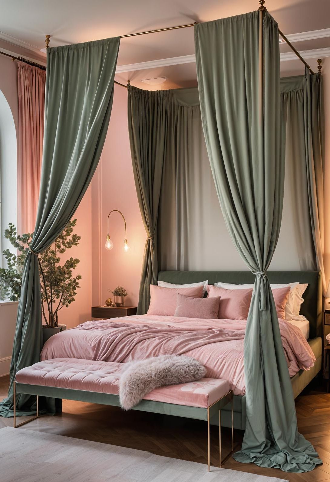 17. Canopy Bed Color Pairing Ideas