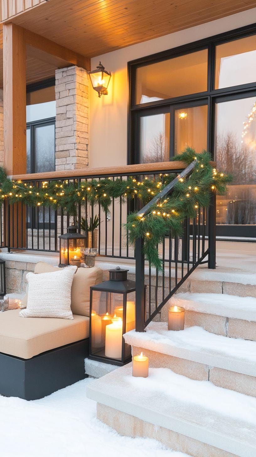 7. Holiday Look With Evergreen Garlands - photo 3