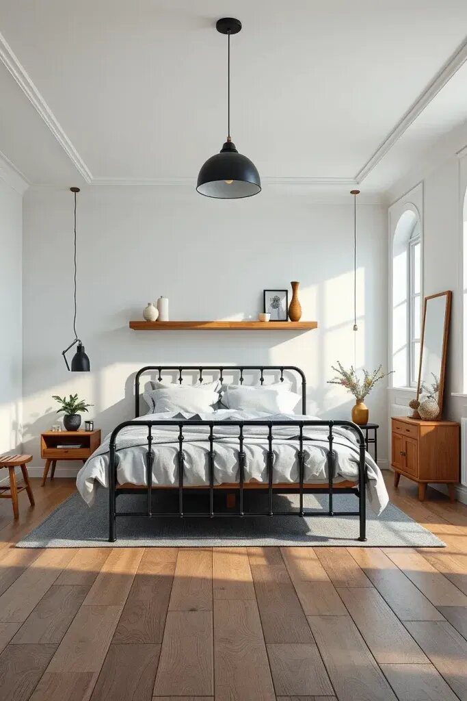 2 Ways to Style a Cozy Black and Wood Bedroom