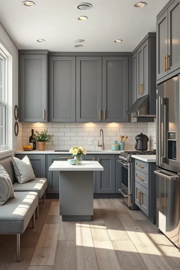 Slate Gray Cabinets for a Sleek Makeover - photo 2
