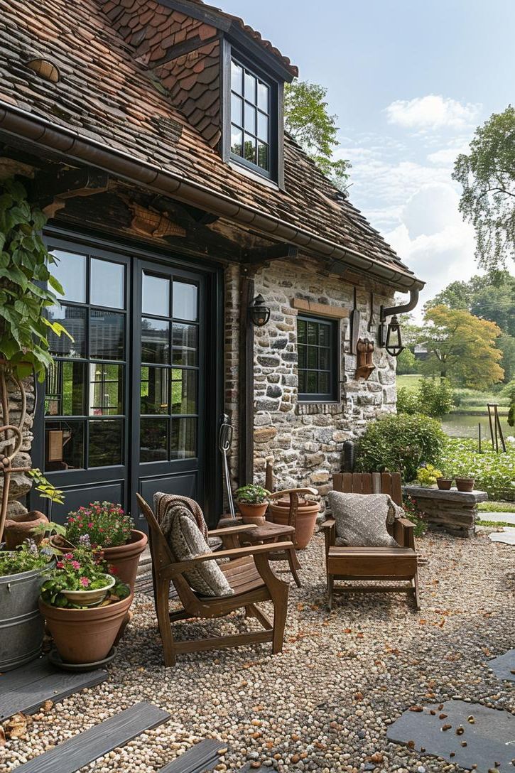 18. Classic Rustic Gravel Patio Looks - photo 3
