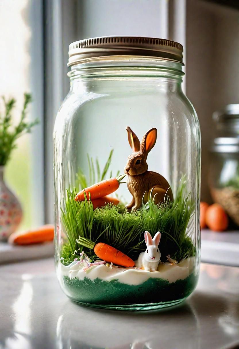 16. Mason Jar Easter Scene Ideas - photo 2