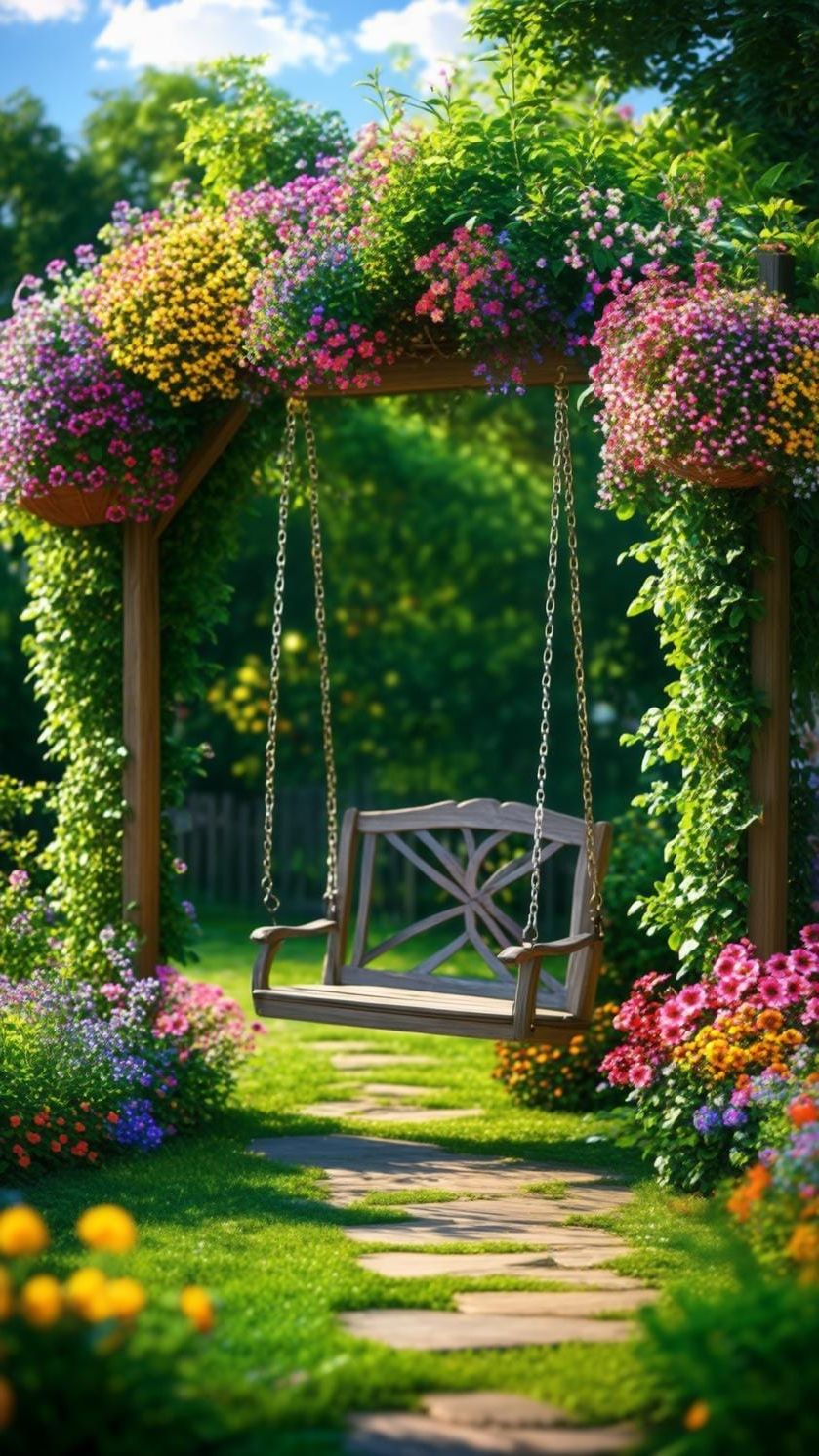 8. Garden Swing Seating Oasis - photo 4