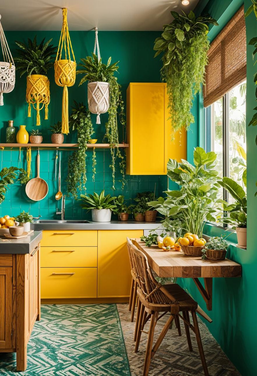 6. Tropical Boho Kitchen Decor - photo 3