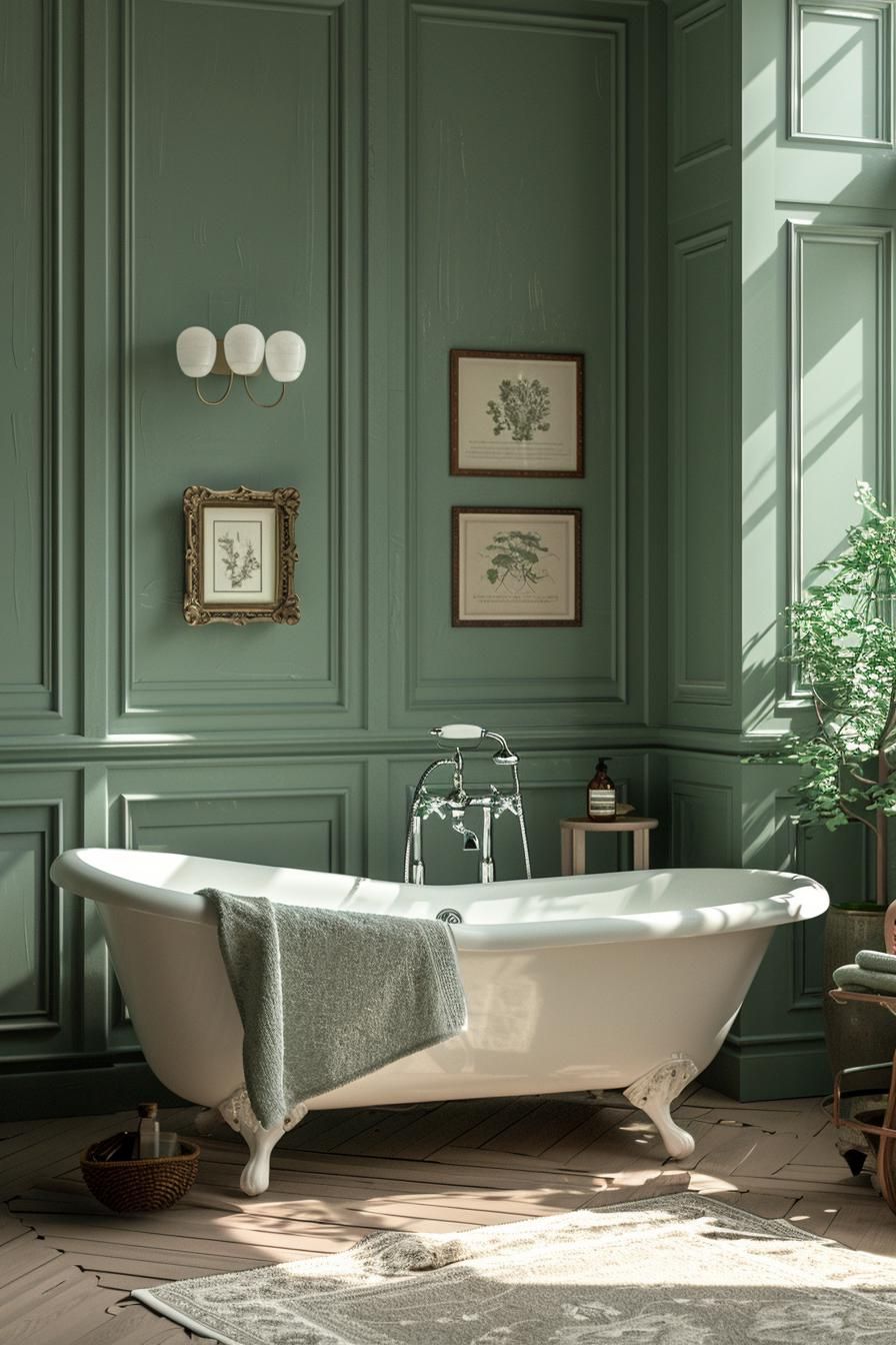 13. Crown Molding Bathroom Details