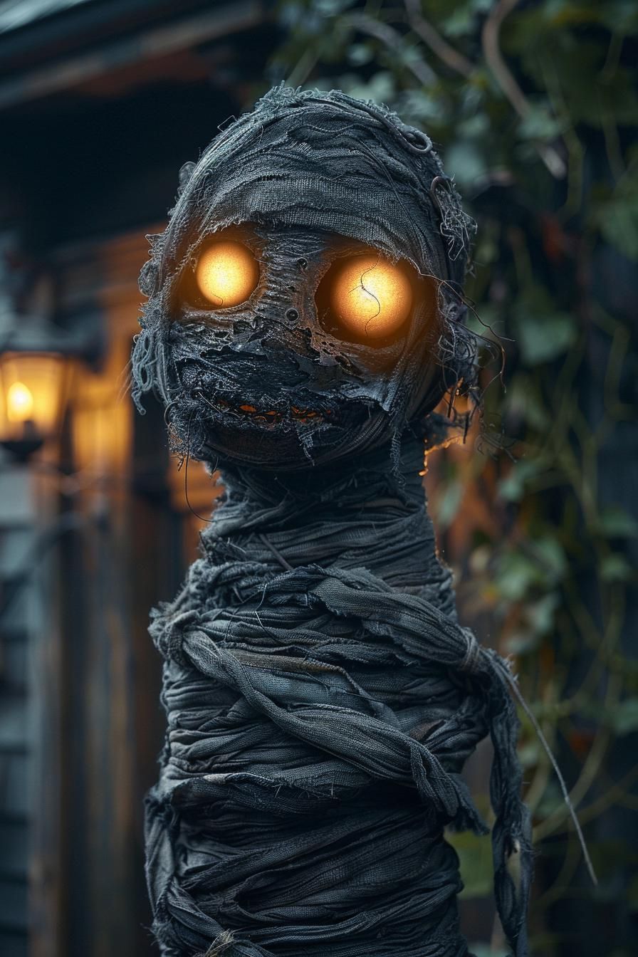 15. Lamp post mummy decor - photo 3
