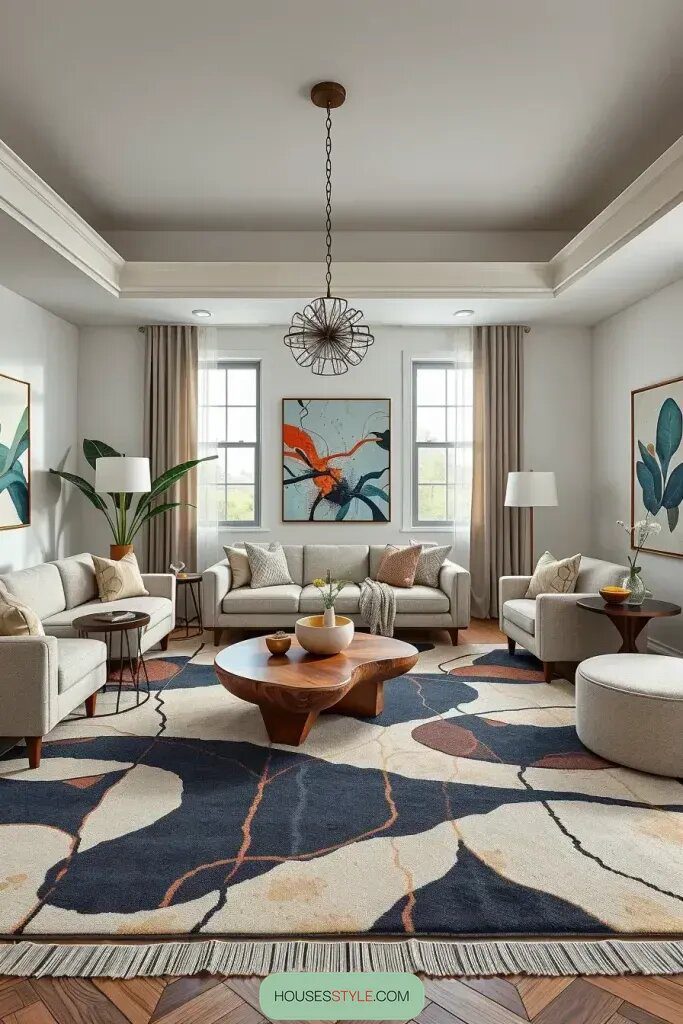 Abstract Rugs as a Focal Point - photo 2