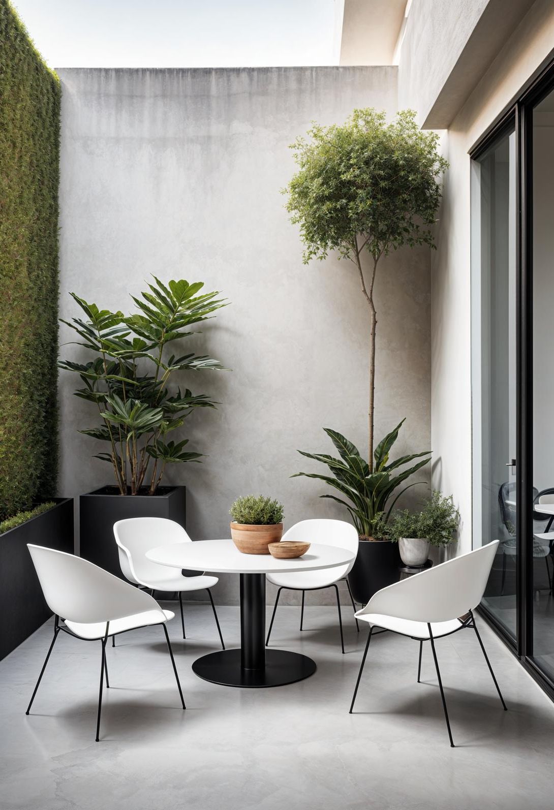11. Minimalist Concrete Patio Ideas