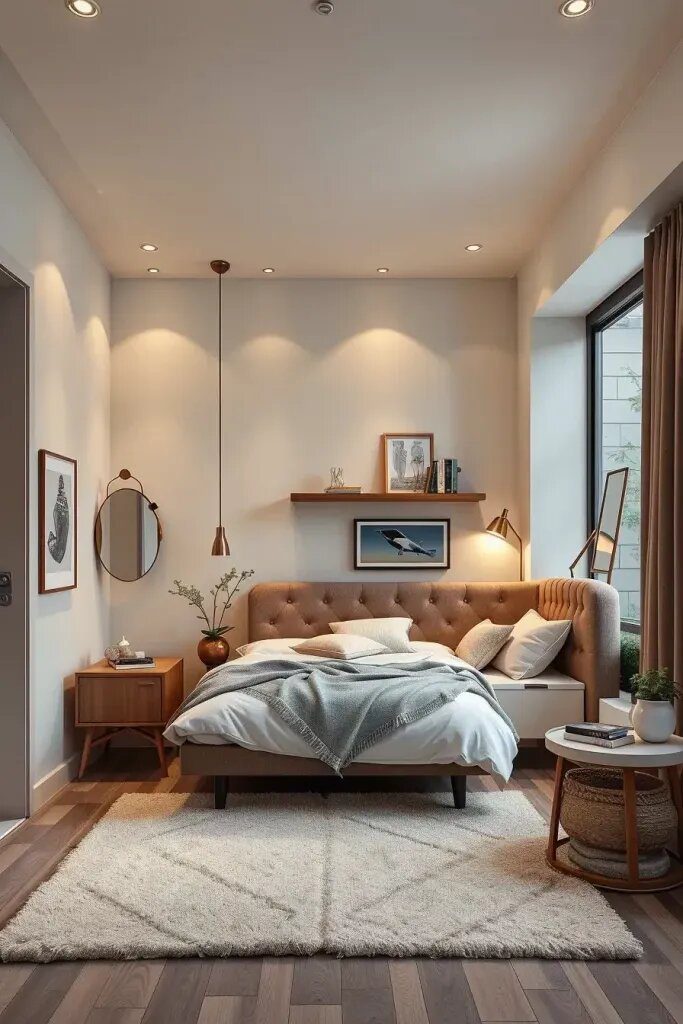 How the Corner Bed Layout Changes a Small Room