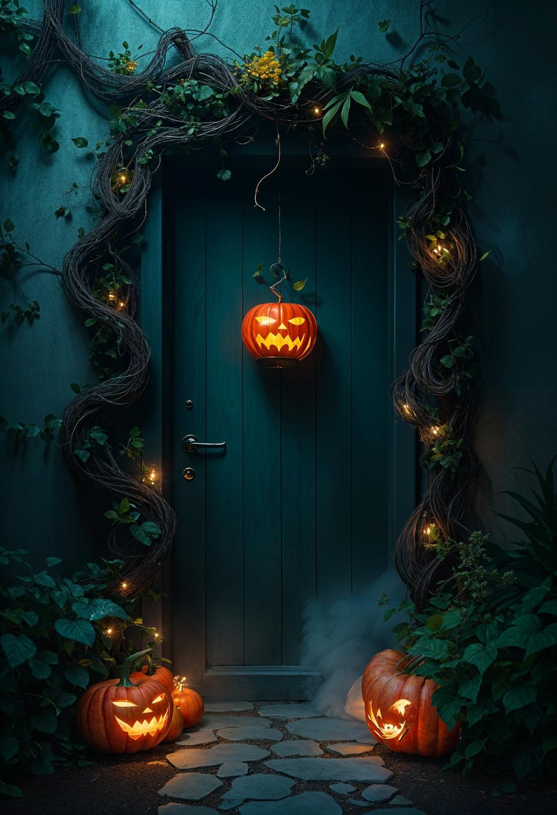 16. Enchanted Forest Halloween Door Decor - photo 2