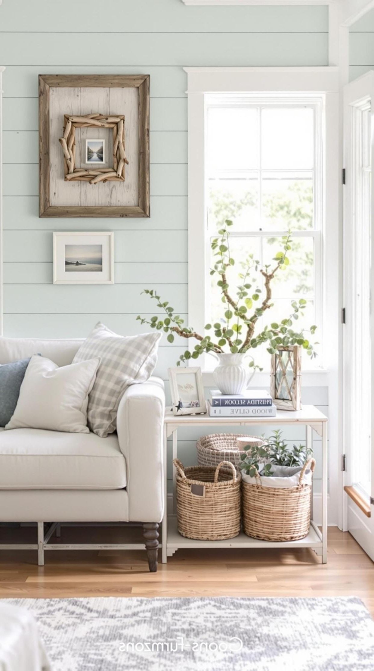 3. Shiplap Walls in Seafoam Green - photo 2