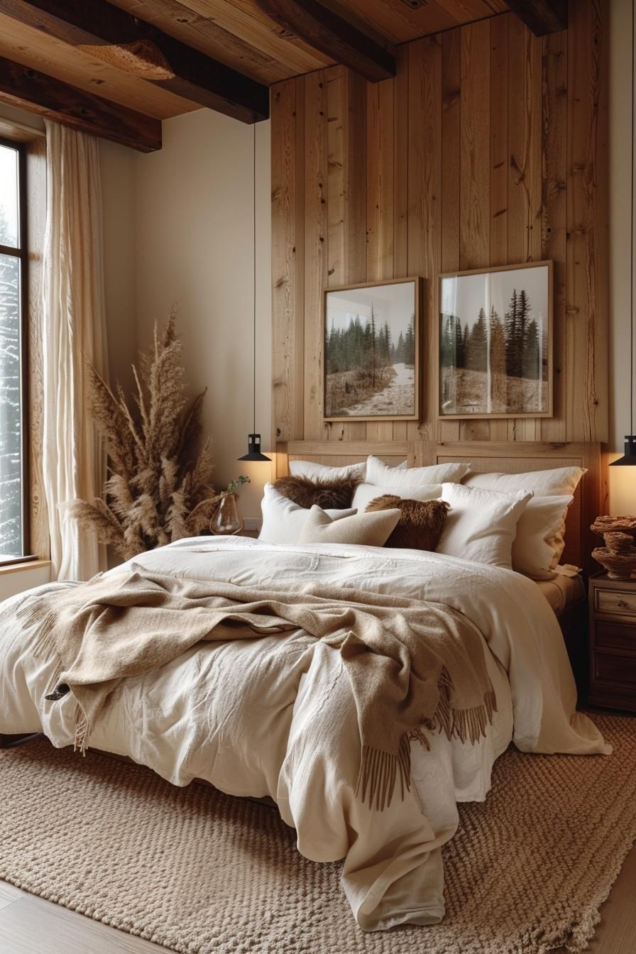 17. Winter Woodland Bedroom Inspiration - photo 3