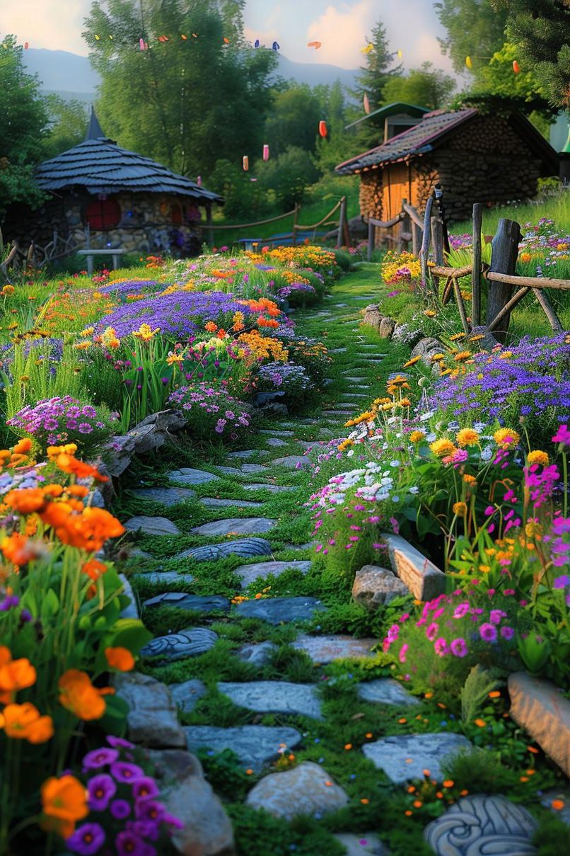 5. Mystical Wildflower Labyrinth Atmospheric - photo 2