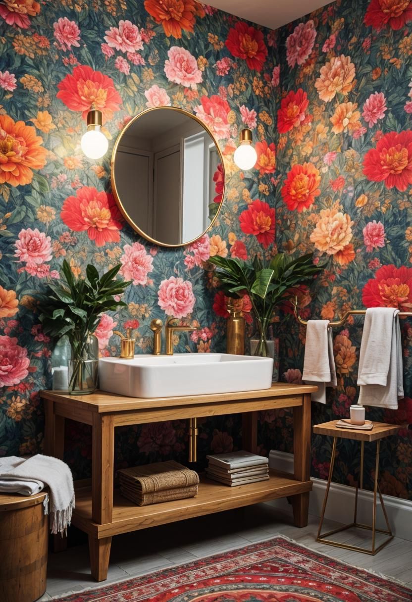 4. Bold Boho Wallpaper Trends - photo 2