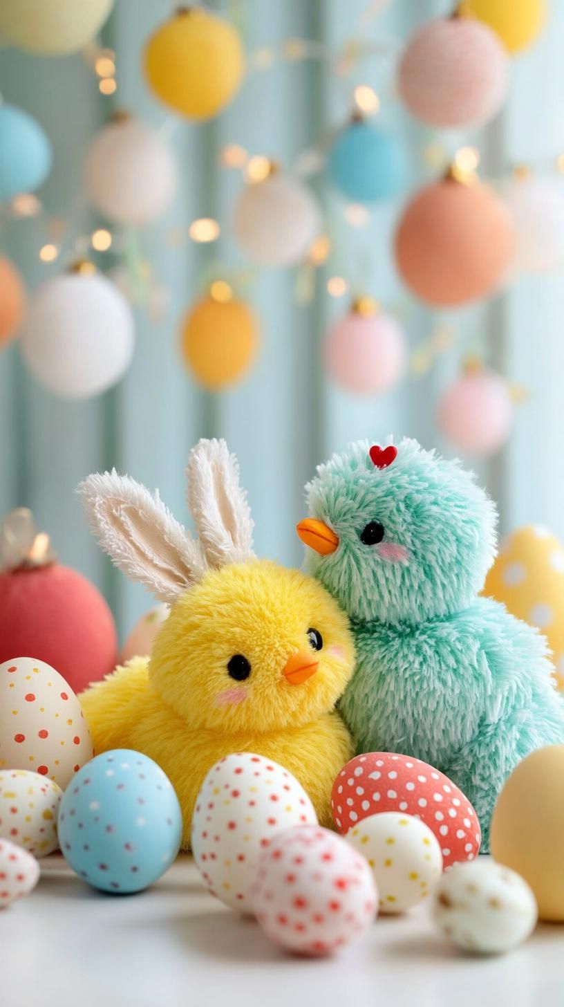 17. Bright Easter Chick And Bunny Duo - photo 3