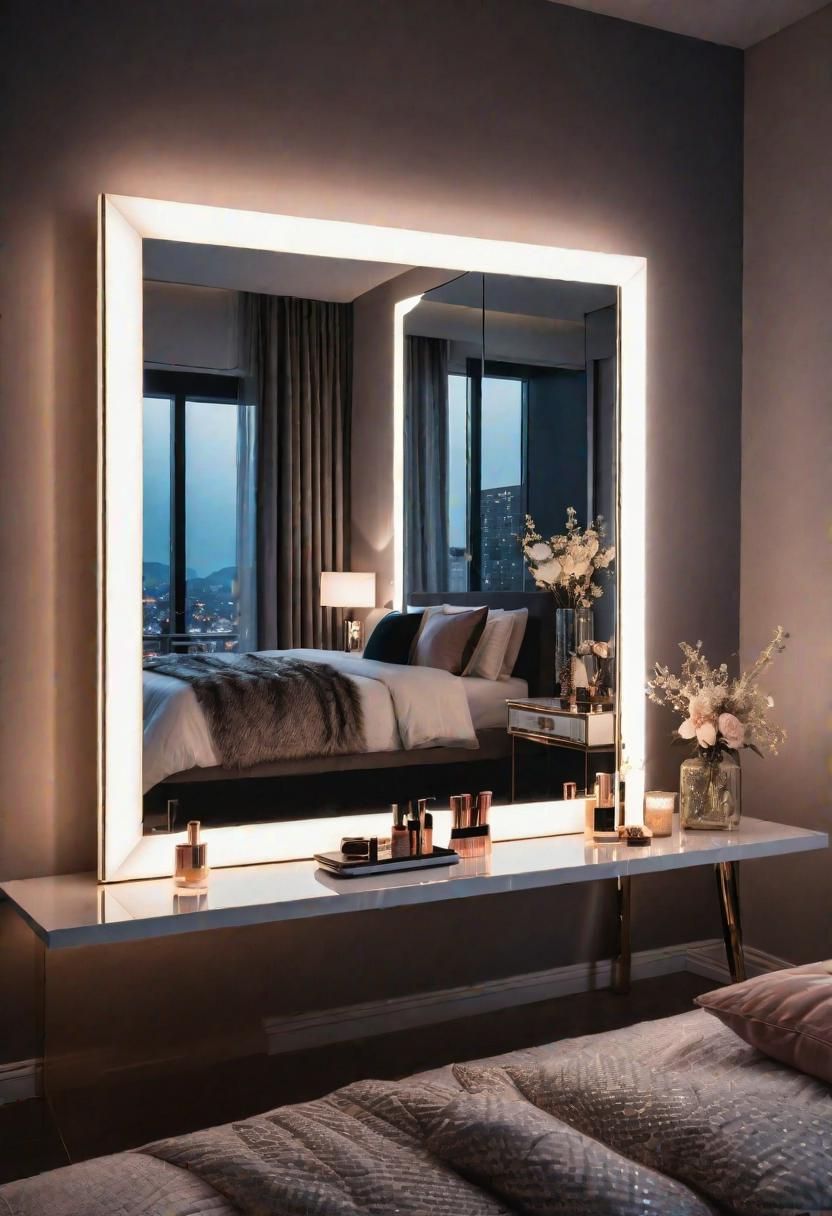 8. Glam LED Vanity Mirror