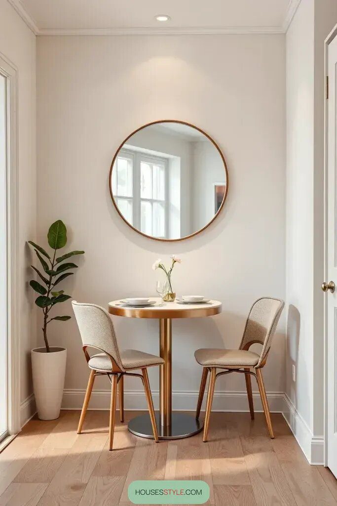 Fitting Half-Moon Tables Snug Against a Wall - photo 2
