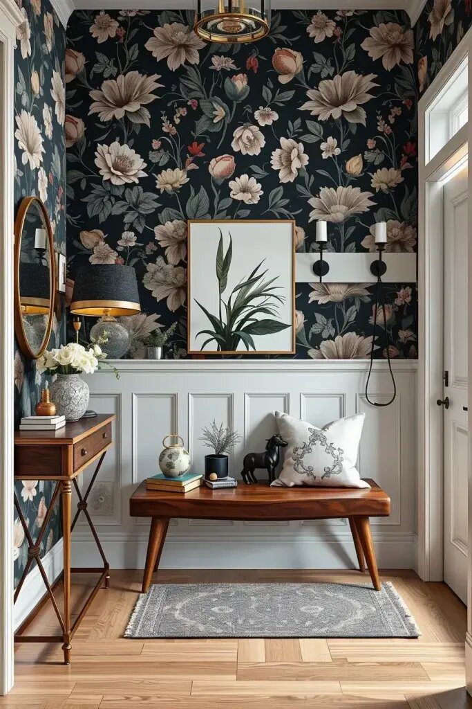 Bold Wallpaper Accents to Upgrade Your Entryway - photo 2