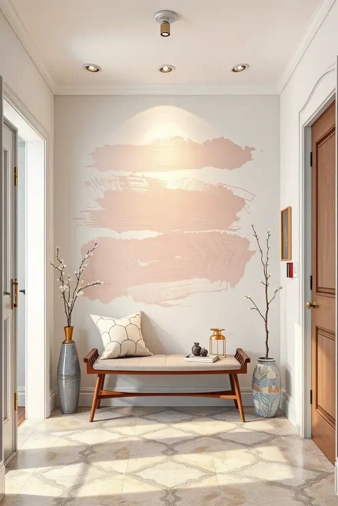 Picking the Right Wall for a Painted Entryway Feature