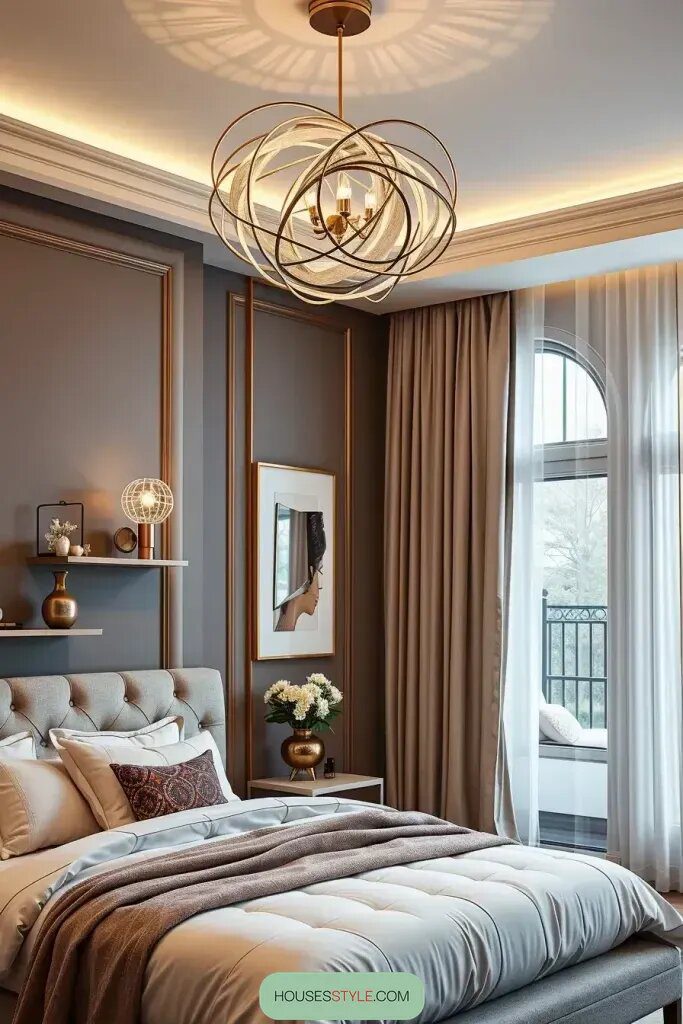 Statement Lighting Ideas for Modern Bedrooms - photo 2
