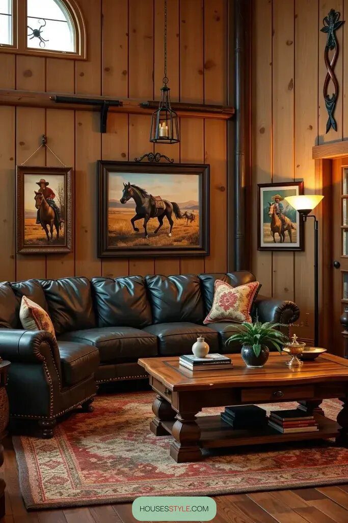 Leather and Wood Pairings in Western Design - photo 2