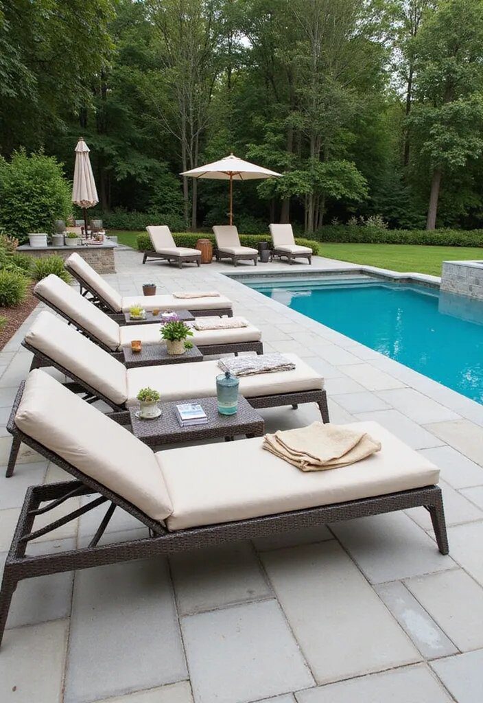 18. Choose Chic Poolside Furniture