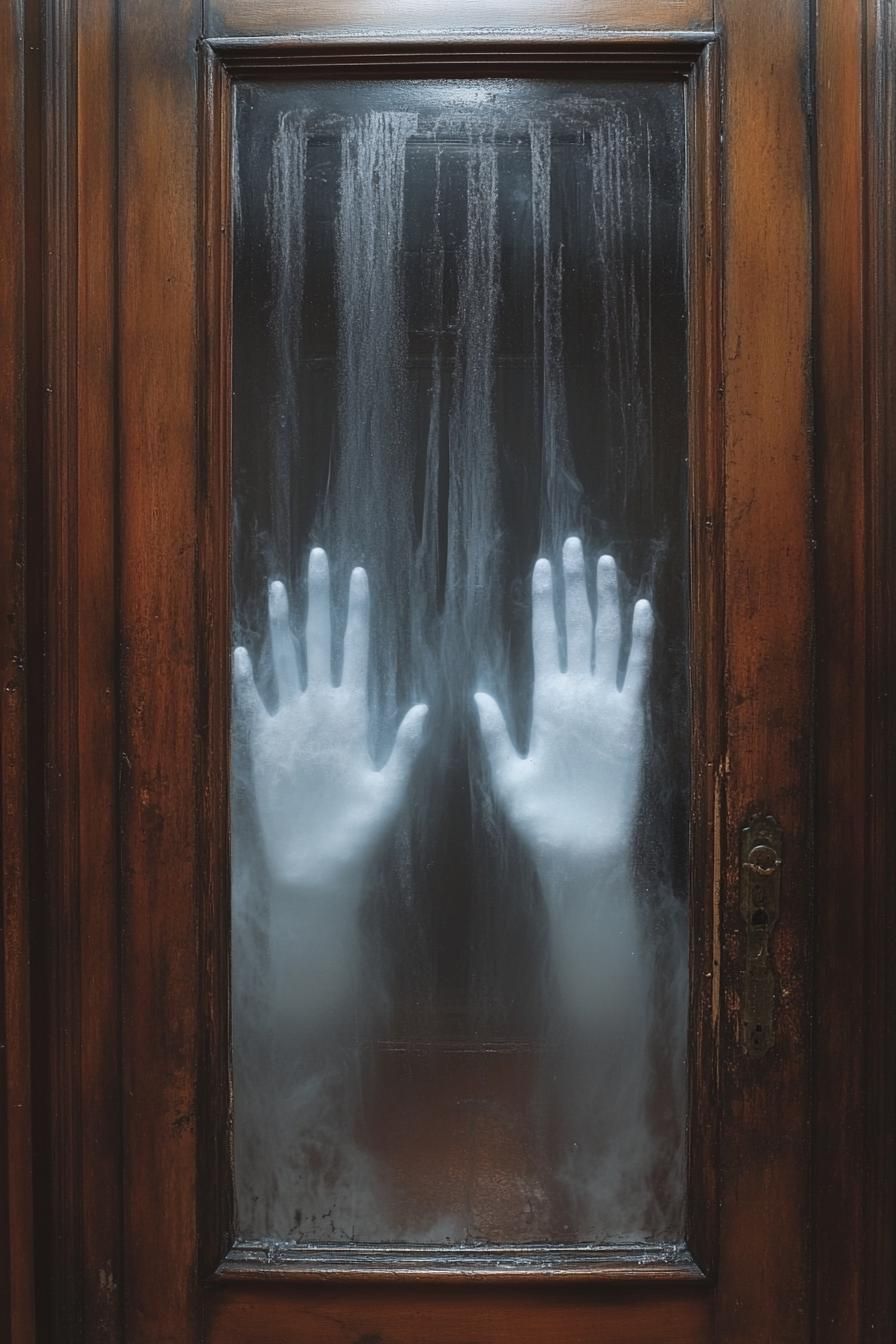 14. Ghostly Hands Haunting Your Door